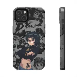 Shizuku Murasaki Phone Case, HxH Phantom Troupe Spider No.8 Aesthetic, Tough Shockproof Cover, Compatible with iPhone 11-17 Pro Max/Plus and Samsung Galaxy S23-25