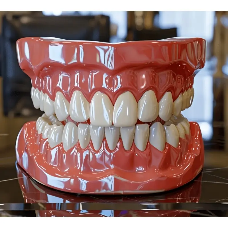 Ecoration Accessories, Easy to Use, Quickly Enhance Appearance, A Boon for Those with Missing Teeth, A Gift for Elders, Upper And Lower Dental Veneer Sets, Comfortable, Beautiful, And Adjustable