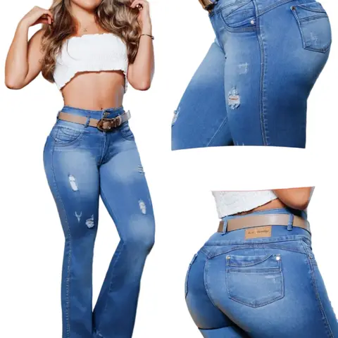 Colombian Flared Jeans Bon Bon up 8445 butt lifter high waist different models Womenswear