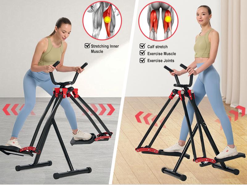 ใLive onlyใHOTWAVE Home Space Walker Aerobic Stepper Does Not Hurt Your Knees Exercises Buttocks, Legs, Abdomen, Suitable for Men and Women Fitness Equipment