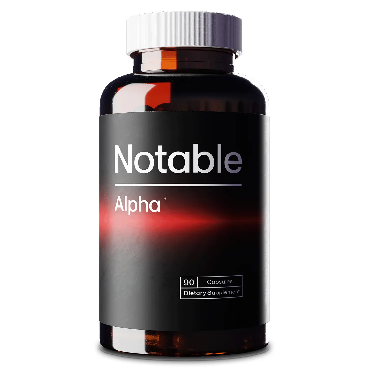 Notable Alpha Supplement - 90 Capsules, Vitamin D3, K2, Shilajit, Testncrease, Fadogia Agrestis, Cistanche Tubulosa, Ginger, Taurine, Tongkat Ali, Boron - Edible, Fitness