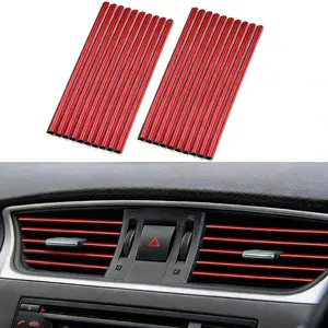 20 Pcs Car Vent Outlet Trim Strip |  Air Vent Decoration | Auto Interior DIY Accessories