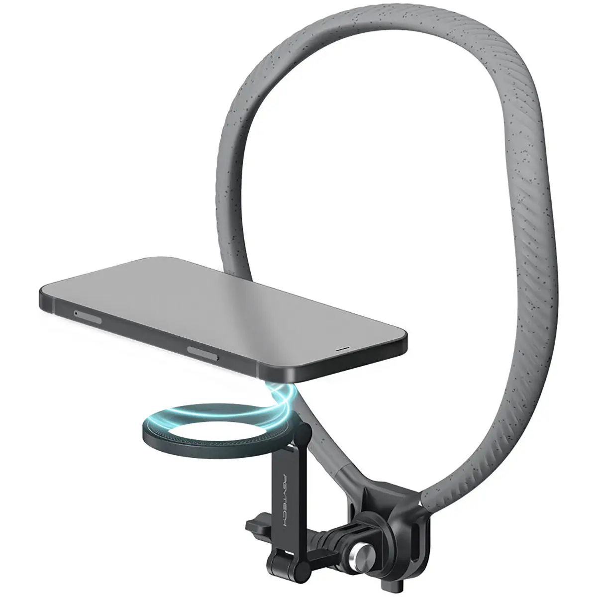PGYTECH CapLock Magnetic Neck Mount Max for Smartphone, Gray