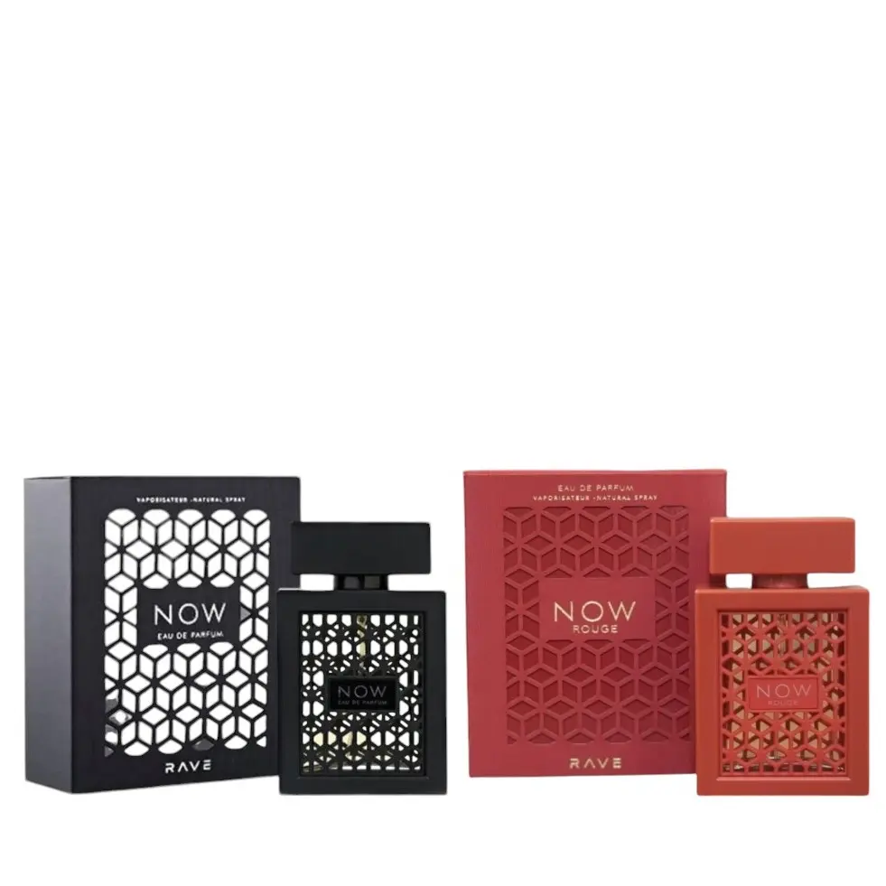 Oudlash Bundle | Lattafa Rave Now + Rave Rouge | Unisex Fragrance | 100ML - 3.4Oz | Eau De Parfum | Pineapple- Bergamot, and Black Currant