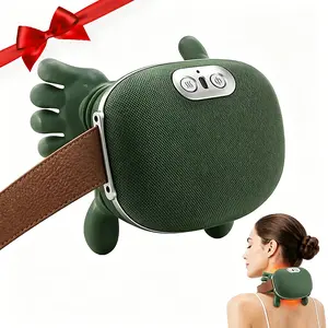 Multi functional massager with heating function, effectively relaxing muscles and providing soothing effects. Suitable for the neck, shoulders, and abdomen. The biomimetic hand shaped neck and shoulder massager is the perfect gift for people
