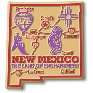 New Mexico Giant State Magnet by Classic Magnets, 2.8" x 3.1"