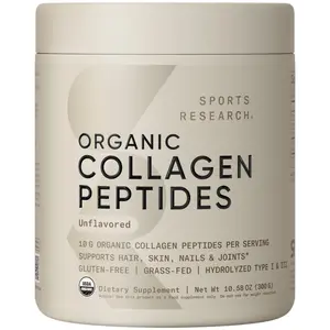 SR Organic Collagen Peptides Type I & III Protein from Grass-Fed Cows Unflavored