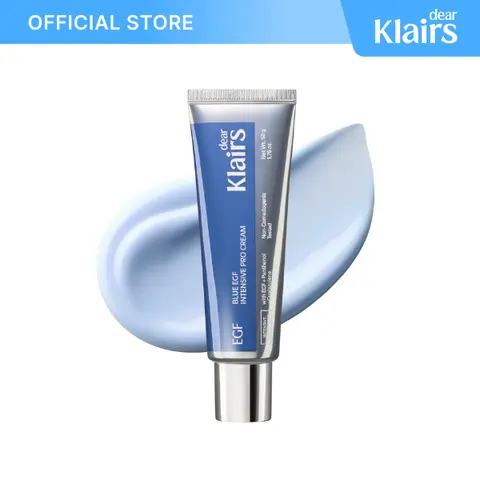 [DearKlairs] Blue EGF Intensive Pro Cream 50g | EGF 10ppm + Guaiazulene + Dexpanthenol Barrier Repair Moisturizer, Redness & Sensitive Skin Care, Non-Comedogenic Korean Skincare