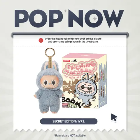 [POP NOW]THE MONSTERS - Exciting Macaron  Vinyl Face, Blind Box POP MART