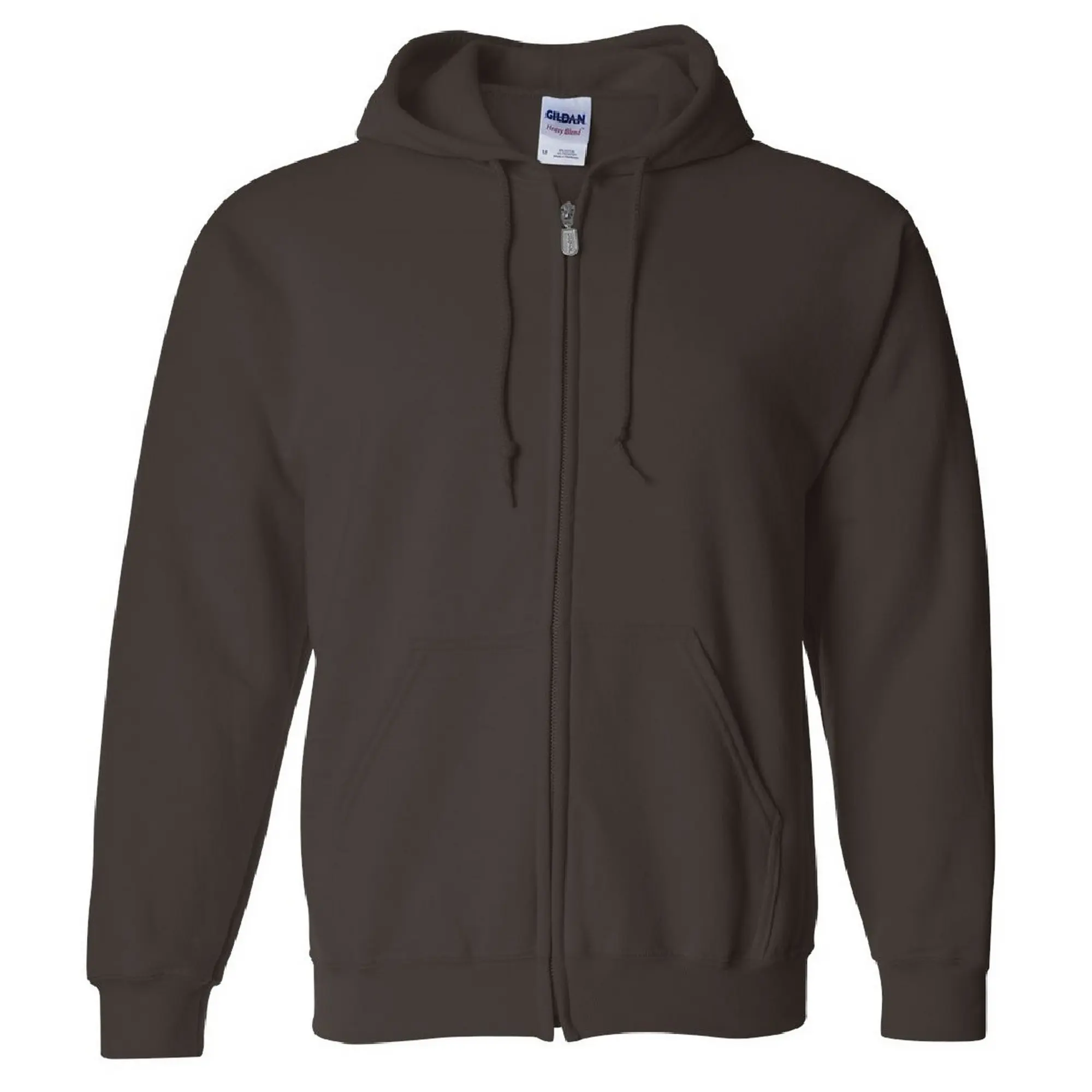 Gildan Heavy Blend Unisex Adult Full Zip Hooded Sweatshirt Top S-2XL