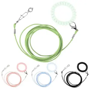 Parrot Bird Flying Training Leashh Rope Anti-flying Foot Chainsize 6 foot ring Ring Outdoor Birds Supplies