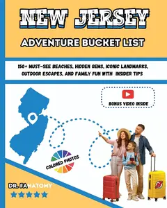 USED-New Jersey Adventure Bucket List: 150+ Must-See Beaches, Hidden Gems, Iconic Landmarks, Outdoor Escapes, and Family Fun with Insider Tips by Fanatomy (Paperback)