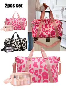 Fashionable casual daily portable crossbody bag, large capacity versatile and generous shoulder bag, simple retro texture personalized travel bag, suitable for short distance travel, business trips, fitness and sports, Travel Duffel Bag, Duffle Bag Travel