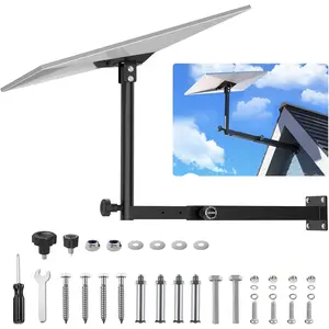 Starlink Gen 3 Mount, Starlink Pole Mount, Extension-Type Heavy Duty Starlink Long Wall Mount with 0-30? Adjustable Starlink Gen 3 Pipe Adapter for Starlink Internet Kit  (19.7-27.6inch)