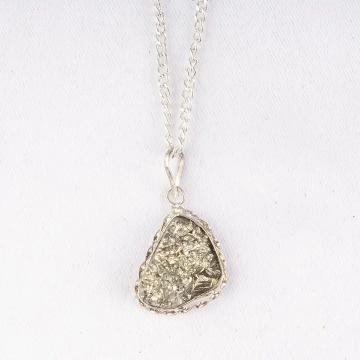 Raw Pyrite Crystal Pendant to Manifest Wealth & Protection Evil Eye Bracelet Natural Clear Citrine Quartz Wands