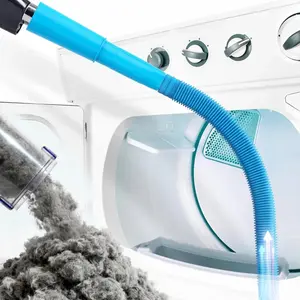 Dryer Vent Cleaner Kit Lint Vacuum Attachment Brush Lint Remover Dryer Vent Hose Replacement Parts Blue Efficient Dryer Cleaning Tool Easy to Use Durable Lint Removal Accessory for Home Appliances