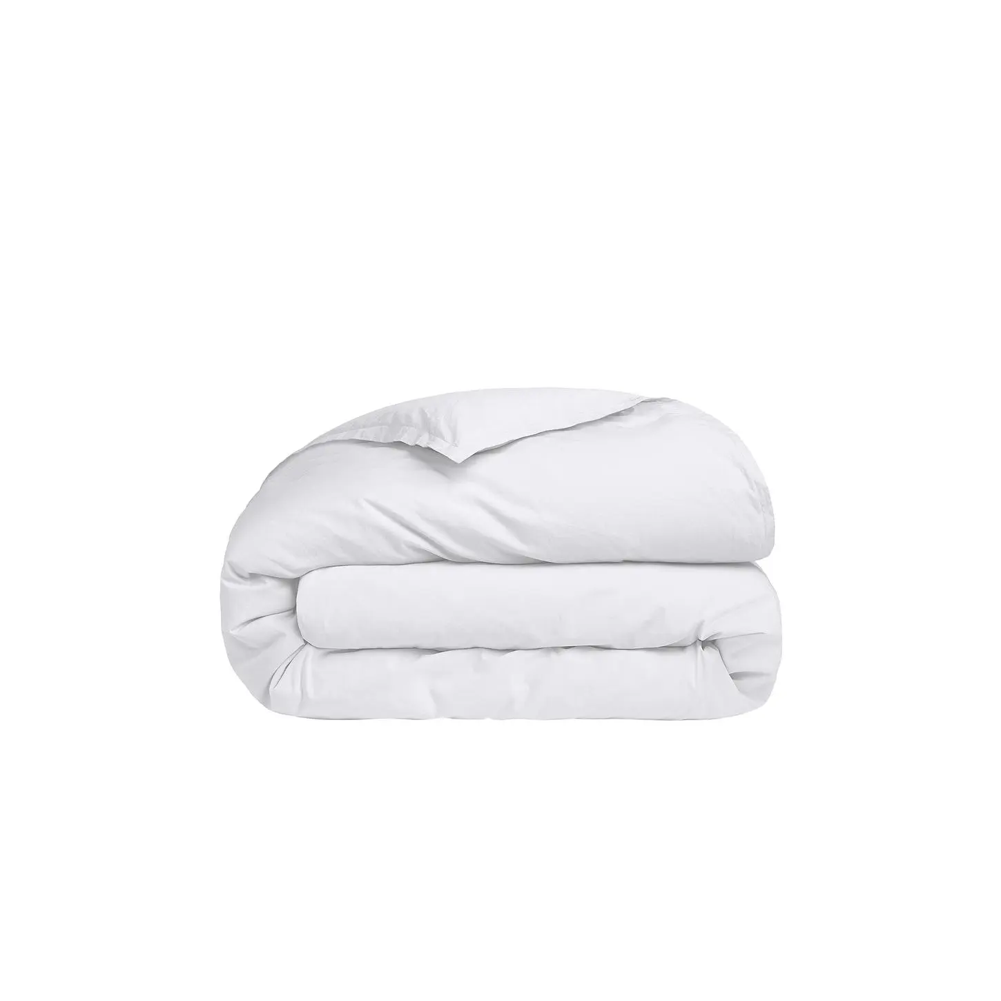 Parachute Percale Duvet Cover in White