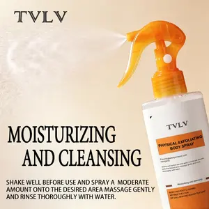 Body Exfoliating Spray, Gentle Dead Skin Remover, Deep Cleansing, Moisturizing, 220ML, Unisex, for Arms Knees Feet, Lazy Care Tool, Body Exfoliator