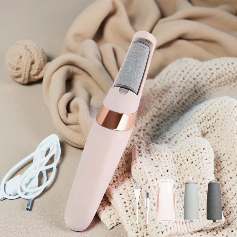 Electric Foot Callus Remover Machine, Wireless Pedicure Foot File, Rechargeable Exfoliating Tool for Foot Care, Home & Travel Use