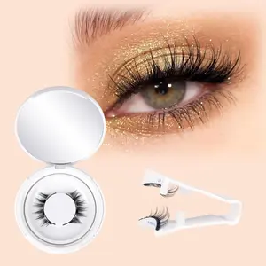 ALICE Magnetic Eyelashes Natural Look, Reusable Manga Magnetic Lashes Kit with Applicator, No Glue Needed Magnetic Eyelashes Kit, Easy to Wear and Remove for All-Day Comfort