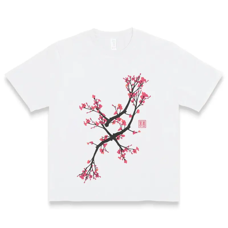 Oriental Zen Casual Cultural Expression Tee - 100% Cotton Unisex T-Shirt with Advanced Digital Printing Technology
