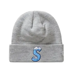 Supreme New Era S Logo Beanie (FW20) Heather Grey