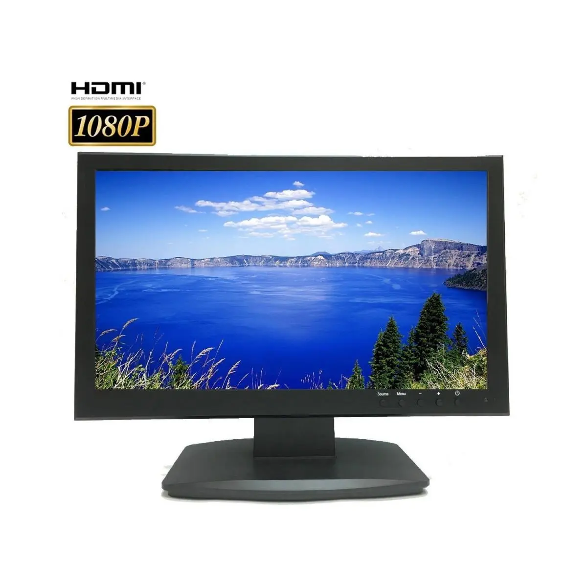 212 MAIN 19 in. LCD-LED Security Monitor, Black, Digital View, Wide Angle, Fast Response Time