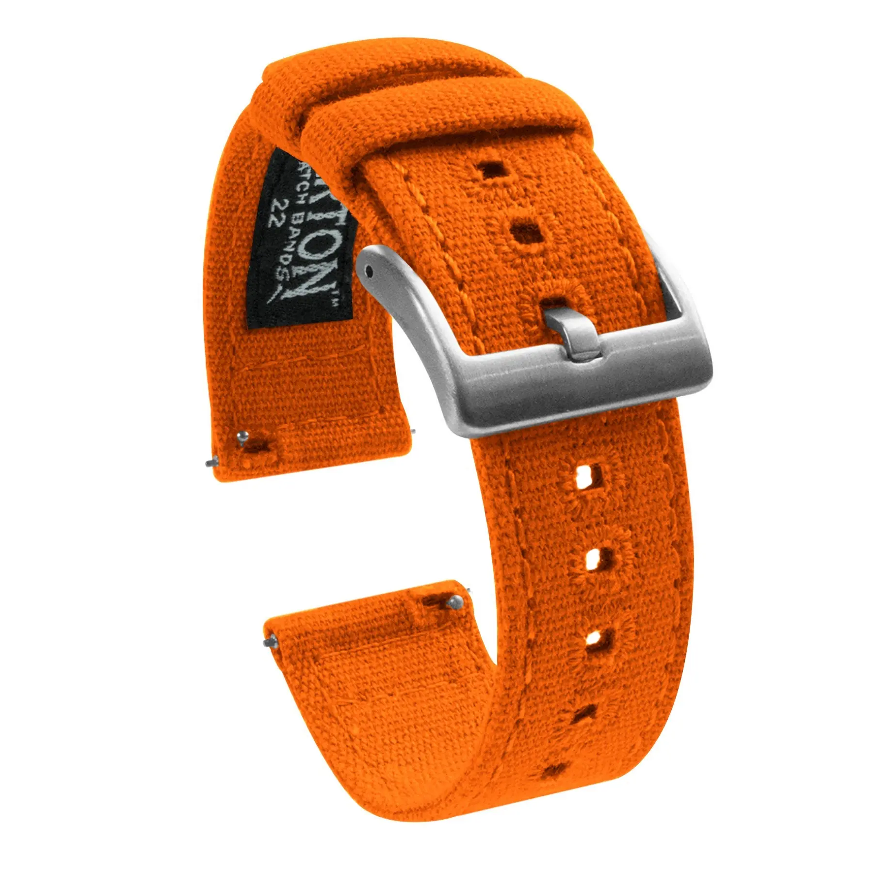 Polar Pacer & Pacer Pro Pumpkin Orange Canvas Watch Band
