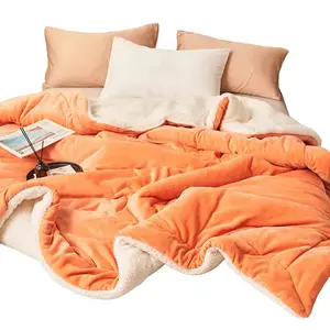 Double-Layer Lamb Fleece Blanket