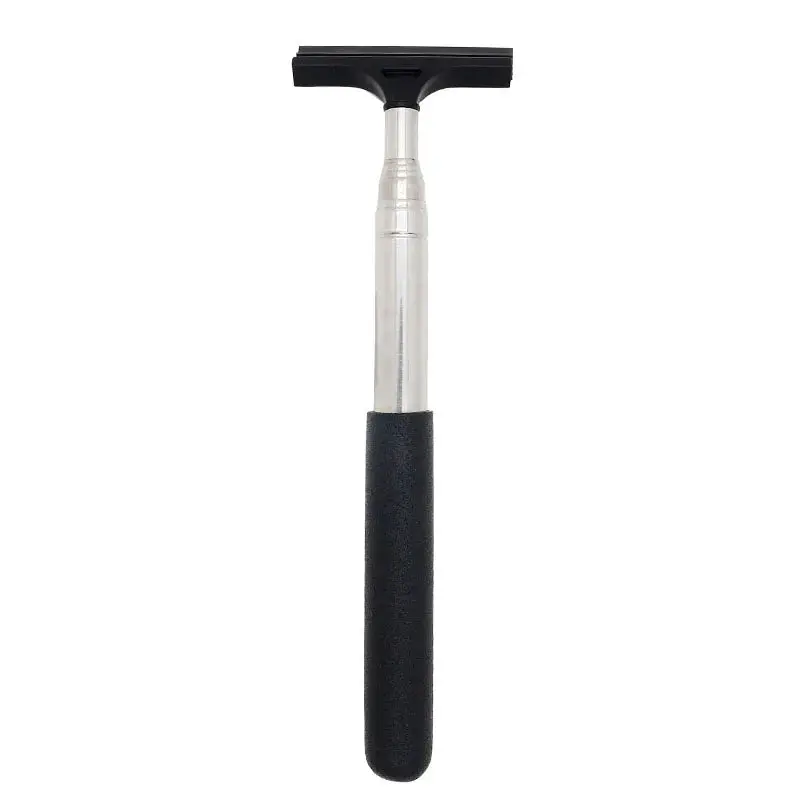 Car Rearview Mirror Wiper Cleaning Tool Auto Glass Mist Cleaner Scraper Car Accessories Handle Telescopic Window Cleaning Brush