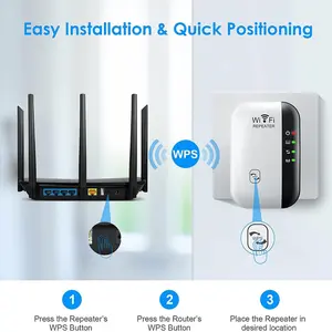 [Newest WiFi extender] 2025 WiFi extender-wifi booster with Ethernet port-quick setup, home wireless signal booster