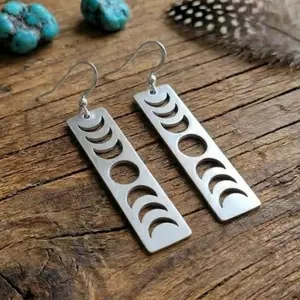 Luna Cycle Moon Phase Earrings