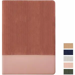 Dotted Journal Notebook Soft Cover PU Leather Journaling Notebooks for Women Men Writing Work Office School 160 Pages 100 GSM Thick Paper A5 Dotted 80 Sheets 5.79"x8.27", Dark