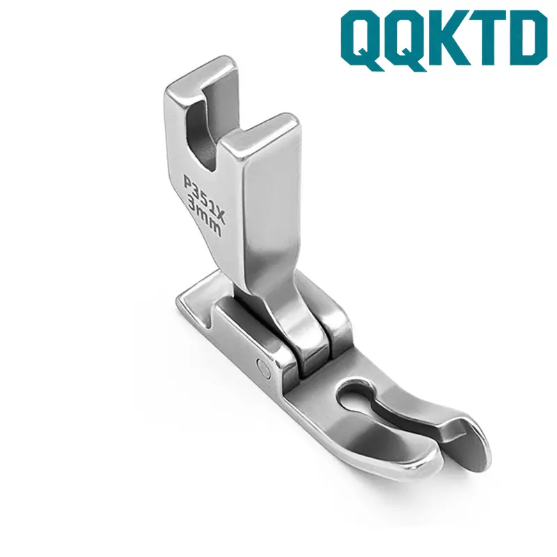 Computer flatbed edge presser foot P351X all steel presser foot flat sewing machine with exposed thread stop presser foot sewing machine accessories