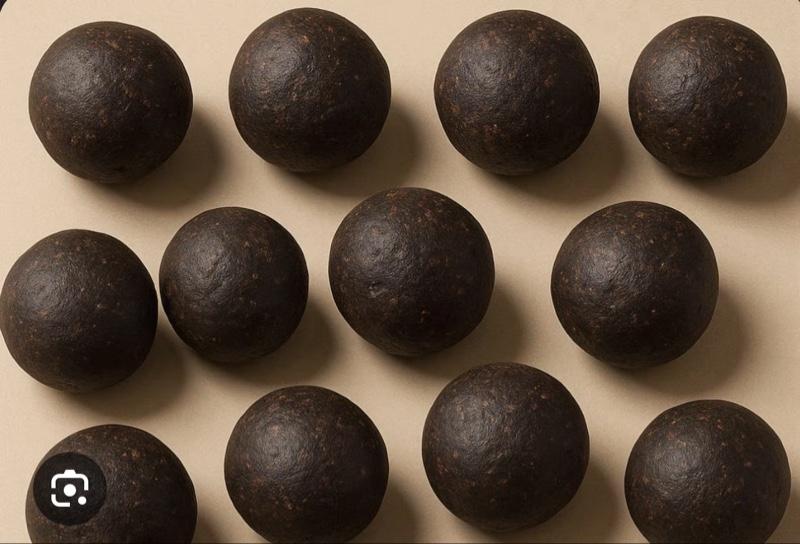 156 Boul Chocolat Haïti Pure Cacao santi Bon Authentic Haitian Chocolate Boul with Pure Cacao Flavor Snack Dessert