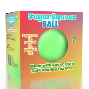 SugarSqueez Squishies® Fidget Sugar Neon Stress Ball (1pc) Assorted Colors