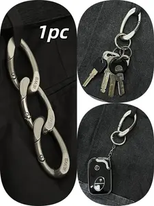 Alloy  Keychain, Y2k Style Keychain for Car Keys for Men & Women, Fashion All-match Accessories for Daily Life
