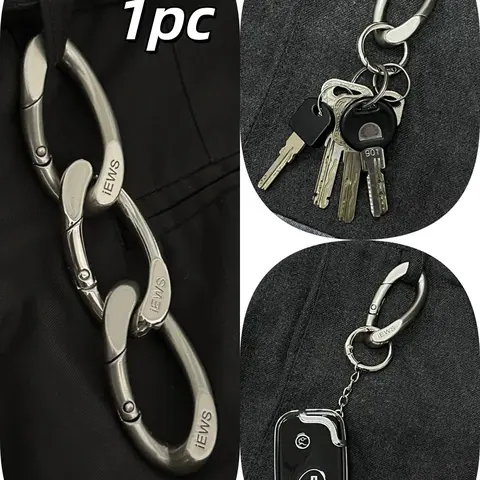 Alloy  Keychain, Y2k Style Keychain for Car Keys for Men & Women, Fashion All-match Accessories for Daily Life