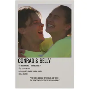 The Summer I Turned Pretty Poster Conrad (2)Canvas Painting Posters And Prints Wall Art Pictures for Living Room Bedroom Decor