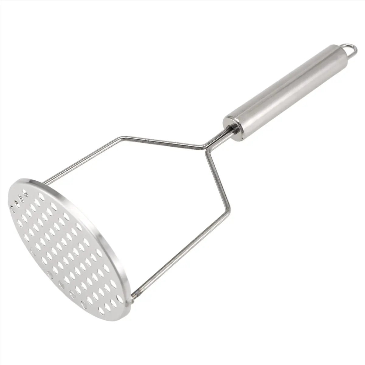 Potato Masher 304 Stainless Steel Non Stick Hand Potatos Masher Potato Ricer Cooking and Kitchen Gadget Tool for Avocado