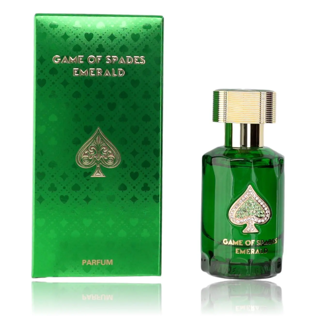 Game of Spades Emerald by Jo Milano Unisex EDP Parfum - 1oz Bold Refined Scent with Citrus, Floral, Musk Notes for Sensuality