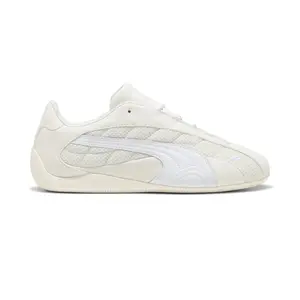 PUMA Mens Speedcat Plus Lace Up Sneakers Shoes Casual - White