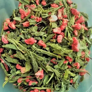 Organic Raspberry Green Tea Beverage