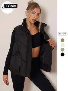 Women's Casual Loose-Fit Vest Jacket, Thick Woven Fabric, Fall & Winter Festival Style, Comfortable Daily Wear Outerwear