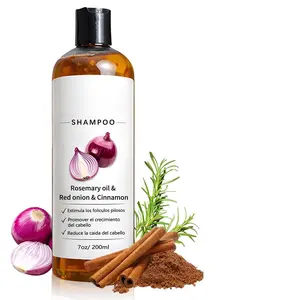 Shampoo De Cebolla, Shampoo Para Hombre with Rosemary Oil & Red Onion & Cinnamon Extract, Strengthen Hair Roots, Reduce Hair Loss, Promote Hair Growth For Women Men, 7oz/200ml (1)
