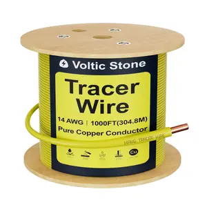 Voltic Stone 14 AWG Yellow Gas Line Tracer Wire