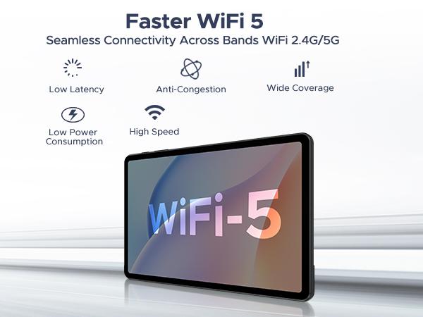 Tab A9 Pro 10" Tablet, Android 16, 20GB RAM, 128GB+2TB, 6580mAh Battery, 5G WiFi, HD Display, Dual Speakers, Face Unlock