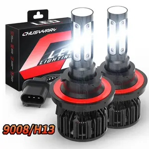 For NISSAN Sentra 2004-2012 2pcs 9008 H13 6000K LED Headlights Hi/Lo Beam Bulbs Car