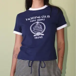 Saint Tropez Yachting Club Tee-Navy Blue