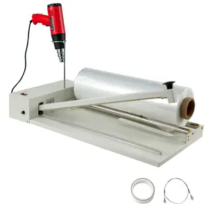 Summervibes VEVOR 18 Shrink Wrap Sealer, 530W I-Bar Shrink Wrap Machine, Shrink Wrap Sealer with Heat Gun and Shrink Film Suit for PVC POF Film